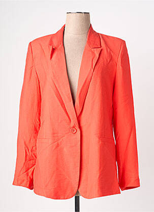 Blazer poches rouge RUE DES ABBESSES femme