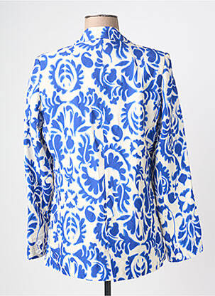 Blazer poches bleu RUE DES ABBESSES femme