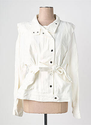 Veste casual poches beige CIMINY femme