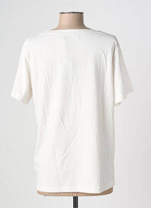 T-shirt coupe droite manches courtes blanc MOS MOSH femme