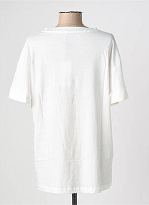 T-shirt coupe droite manches courtes blanc MINETTE femme