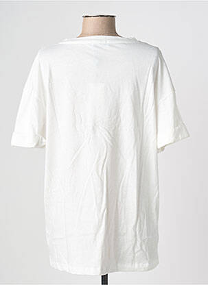 T-shirt coupe droite manches courtes blanc MINETTE femme