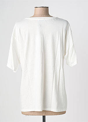 T-shirt coupe droite manches courtes blanc MINETTE femme