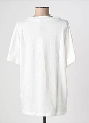 T-shirt coupe droite manches courtes blanc MINETTE femme