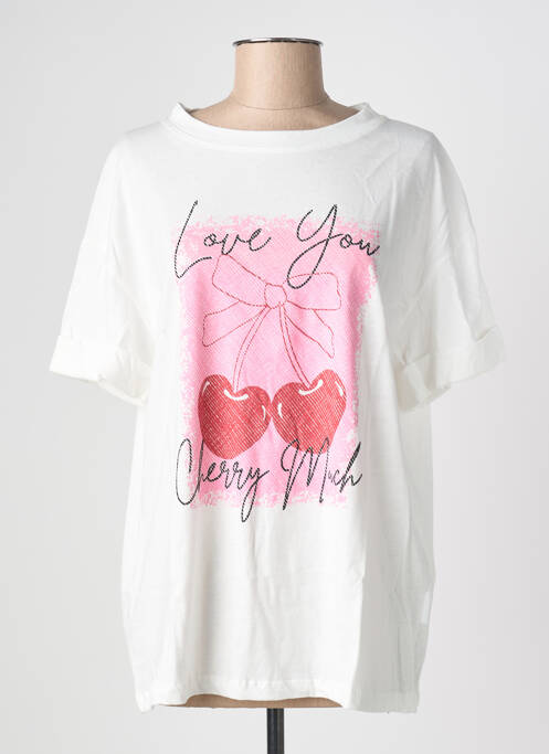 T-shirt blanc MINETTE femme