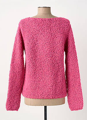 Pull coupe cintrée manches longues rose IMPREVU femme