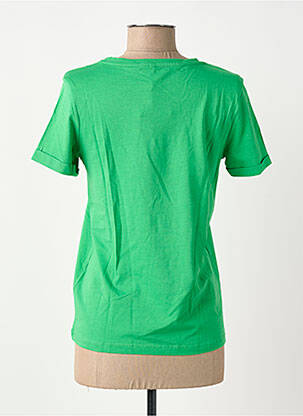 T-shirt sérigraphie manches courtes vert ONLY femme