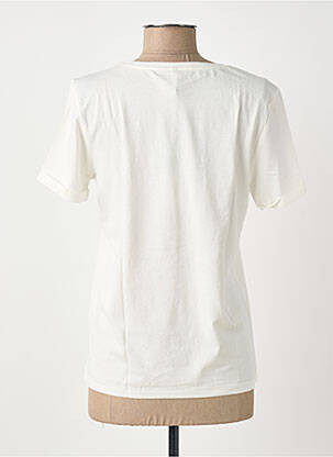 T-shirt sérigraphie manches courtes blanc ONLY femme
