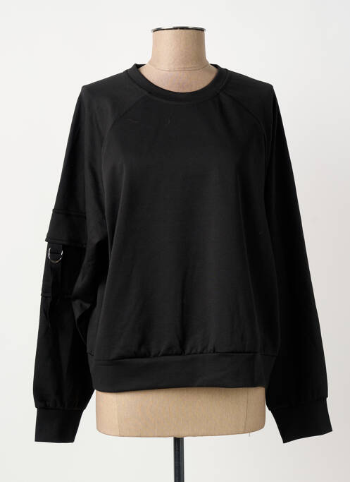 Sweat-shirt stretch manches longues noir ONLY femme