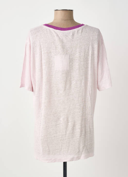 Top stretch manches courtes violet IMPREVU femme