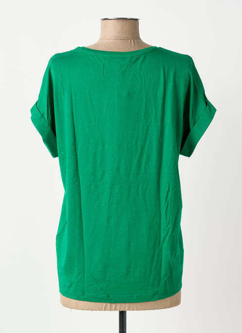 T-shirt stretch manches courtes vert ONLY femme