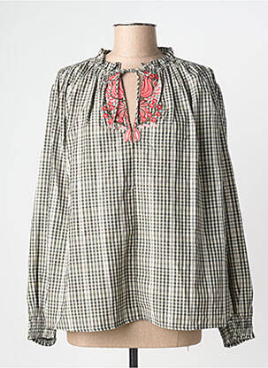 Blouse manches longues manches longues vert ADORE femme
