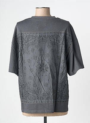 T-shirt manches mi-longues manches courtes gris ADORE femme