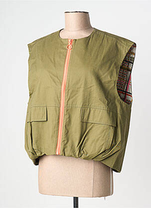 Veste casual col rond vert ADORE femme