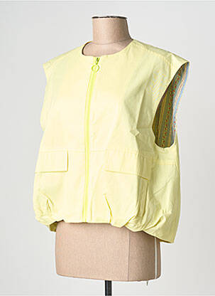 Veste casual col rond jaune ADORE femme