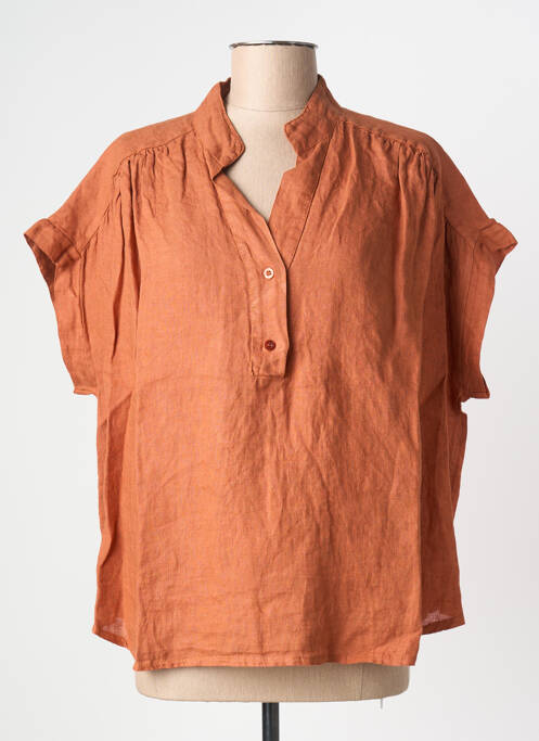 Blouse orange NINETTE femme