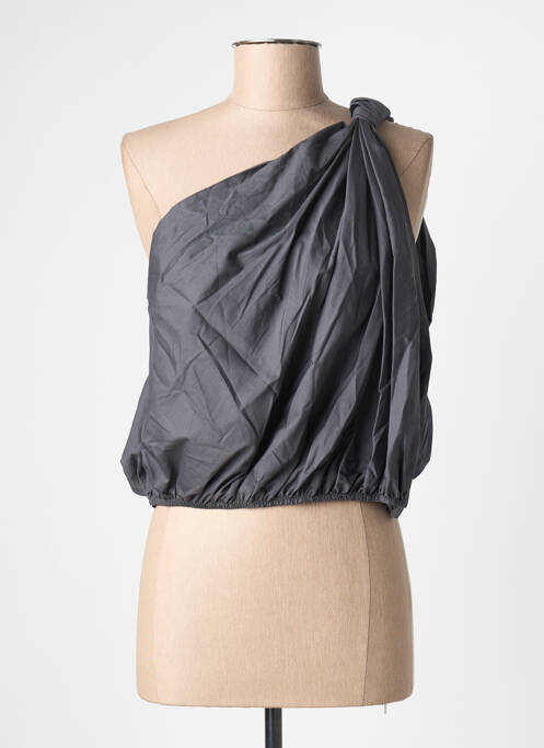 Top gris GARCONNE femme