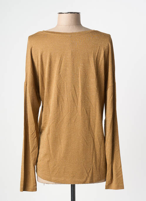 Top stretch manches longues or ONLY femme