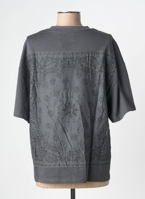 T-shirt manches mi-longues manches courtes gris ADORE femme