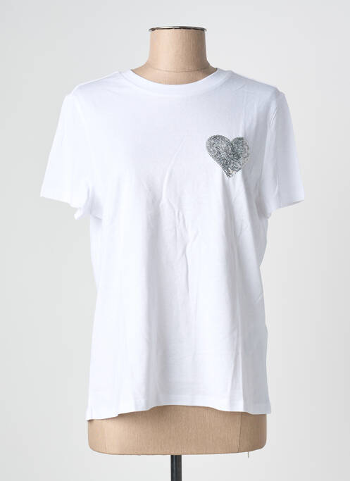 T-shirt argent PIECES femme