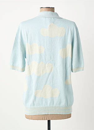 Polo stretch manches courtes bleu VRAI* femme