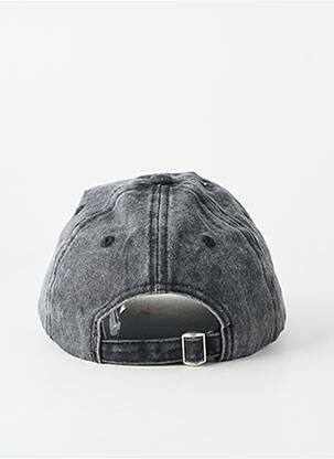 Casquette tissage denim noir PIECES unisexe