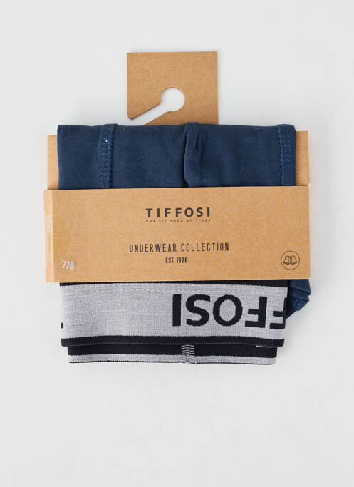 Boxer bleu TIFFOSI garçon