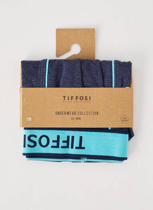 Boxer bleu TIFFOSI garçon