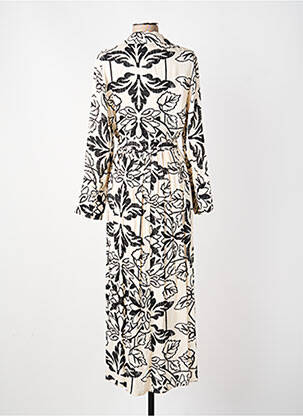 Robe longue manches longues manches longues beige RHUM RAISIN femme