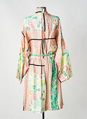 Veste kimono col v rose MADE IN SENS femme