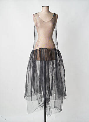 Jupon /fond de robe coupe évasée noir KEDZIOREK femme