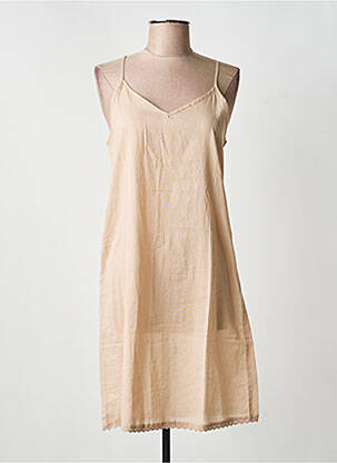 Jupon /fond de robe broderie beige ORIENTIQUE NATURALLY femme