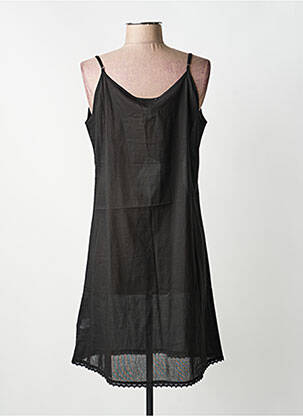 Jupon /fond de robe broderie noir ORIENTIQUE NATURALLY femme