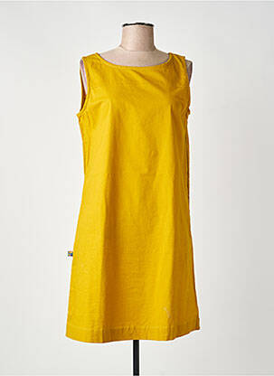 Robe courte sans manche sans manche jaune KALI YOG femme