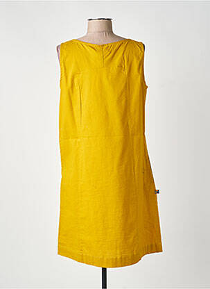 Robe courte sans manche sans manche jaune KALI YOG femme