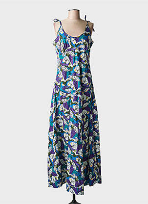 Robe longue bleu KALI YOG femme