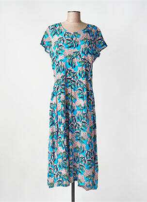 Robe longue bleu KALI YOG femme