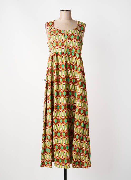 Robe longue vert KALI YOG femme