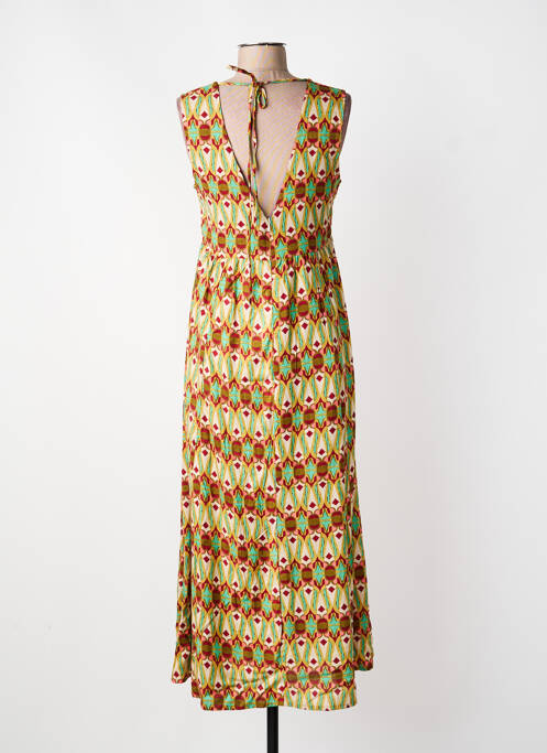 Robe longue vert KALI YOG femme