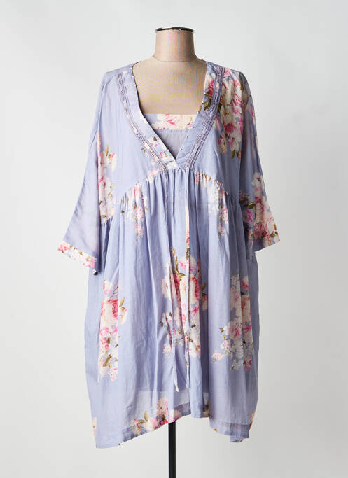 Robe mi-longue bleu RHUM RAISIN femme