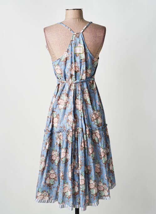 Robe mi-longue bleu RHUM RAISIN femme