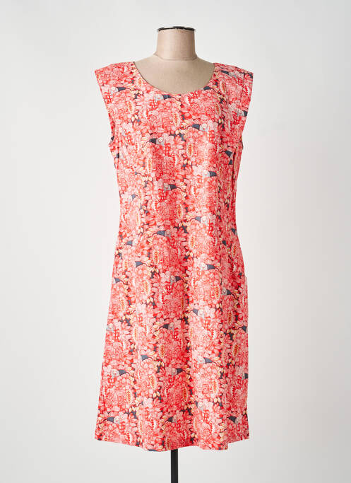 Robe mi-longue rouge KALI YOG femme