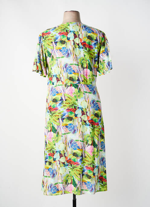 Robe mi-longue vert MADE IN SENS femme