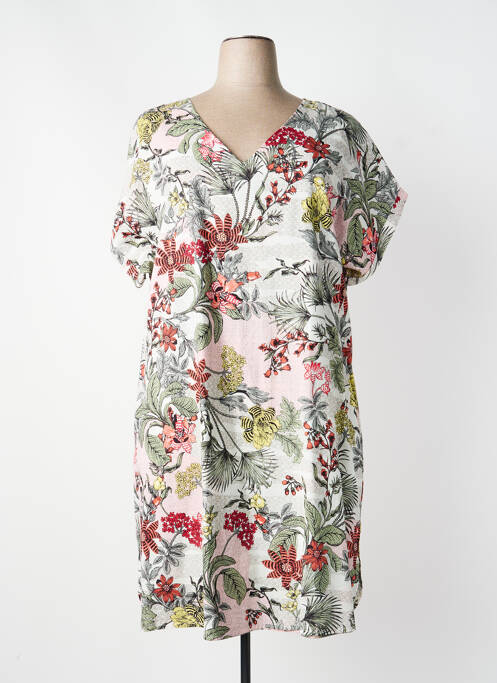 Robe mi-longue vert ORIENTIQUE NATURALLY femme