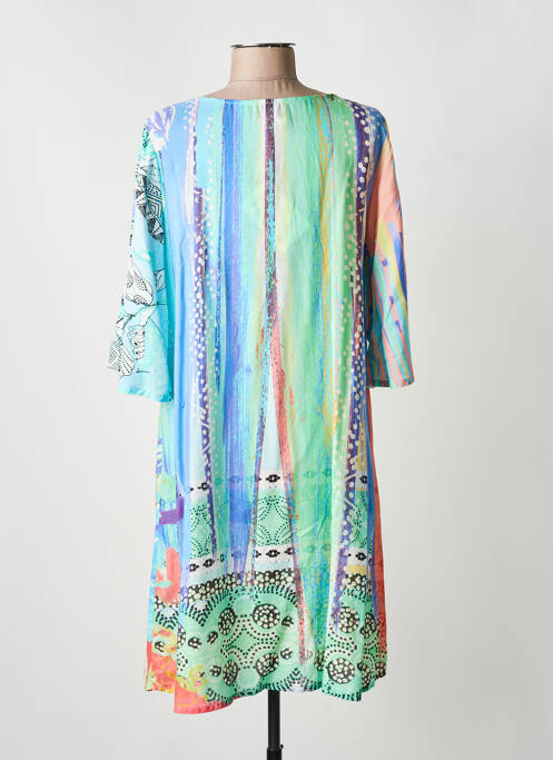 Robe mi-longue vert ORIENTIQUE NATURALLY femme