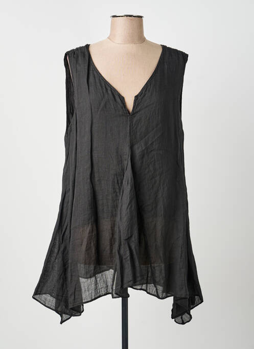 Tunique sans manche noir KEDZIOREK femme