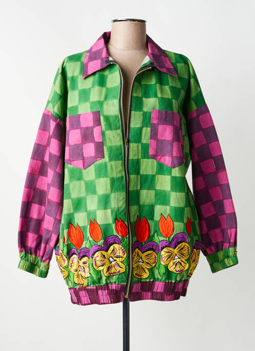 Veste casual vert XIWIKJ femme