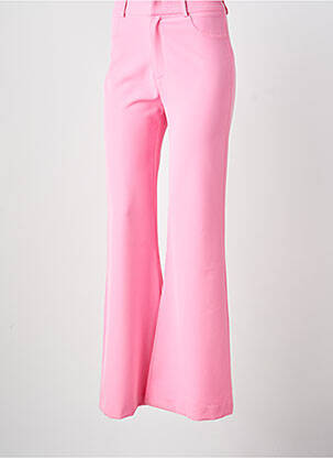 Pantalon flare stretch taille normale rose RATS & BANANAS femme