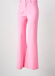 Pantalon flare stretch taille normale rose RATS & BANANAS femme