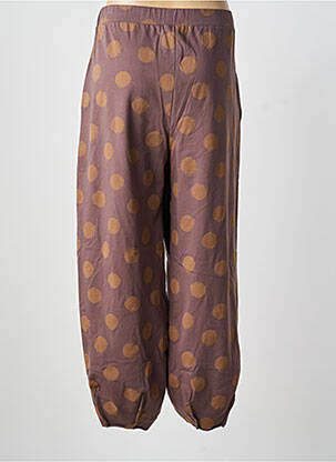 Pantalon large poches taille normale marron KEDZIOREK femme